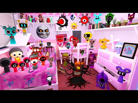 Видео: 👑 КОМНАТА КУКЛЫ СОЛНЦЕ ЛУНА ВСЕ SPRUNKI OC ЭВОЛЮЦИЯ СПАРТАНСКИЙ УДАР в Gmod