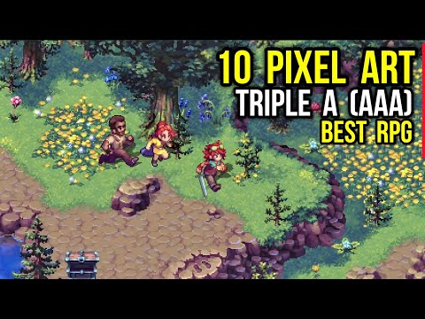 Видео: 10 лучших пиксельных RPG-игр с графикой «Triple A», в которые можно играть на мобильных устройств...