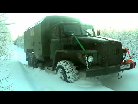 Видео: На Урале по снежной целине.