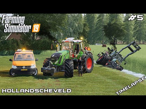 Видео: MrsTheCamPeR застряла в канаве | Животные на Холландшевельде | Farming Simulator 19 | Эпизод 5