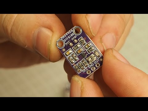 Видео: Микрофонный усилитель MAX4466