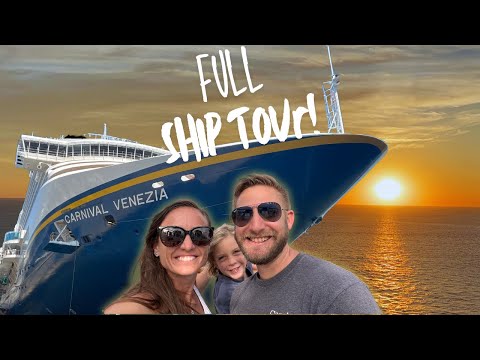 Видео: Полная экскурсия на корабле Carnival Venezia с комментариями!