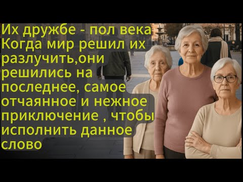 Видео: Их дружбе пол века. Чтобы её сохранить  им пришлось пойти на  самое  отчаянное  и нежное приключение