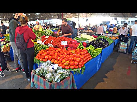 Видео: ВЛОГ. Местный рынок в Анталии. Вот это ЦЕНЫ и АССОРТИМЕНТ. Туристы в ШОКЕ глаза разбегаются МЕЧТА.