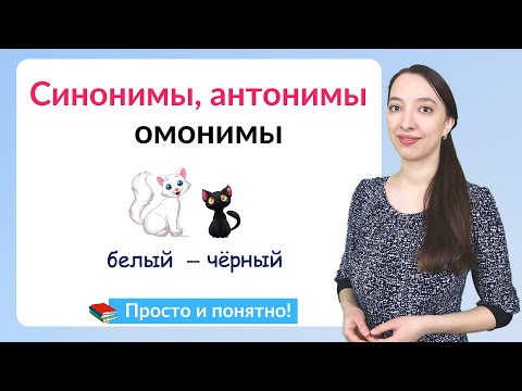 Видео: Что такое синонимы, антонимы, омонимы? И как их различать