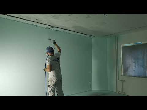 Видео: #безвоздушнаяпокраска #грунткраска #Graco Безвоздушная покраска. Грунт краска. Graco Ultra Max
