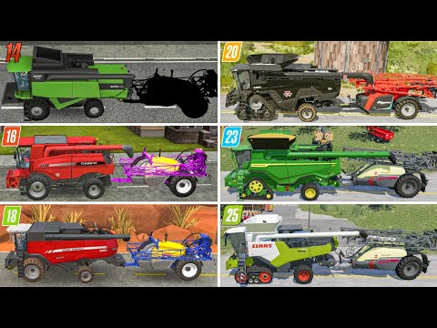 Видео: Fs14 против Fs16 против Fs18 против Fs20 против Fs23 против Fs25 | Внесение удобрений во время сб...