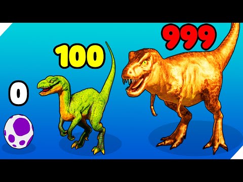 Видео: ЭВОЛЮЦИЯ ДИНОЗАВРОВ! Dino Run гонки с динозаврами