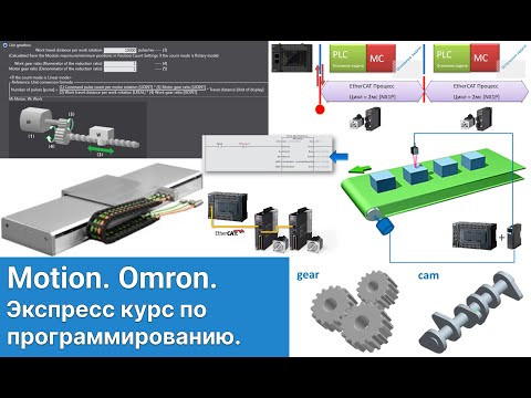 Видео: Motion! Крутой экспресс-курс по программированию ПЛК Omron с управлением движением.