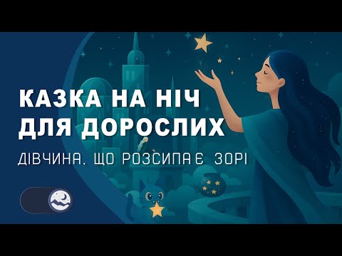 Видео: Казка для дорослих перед сном 🌙 🌌 Дівчина, що розсипає зорі