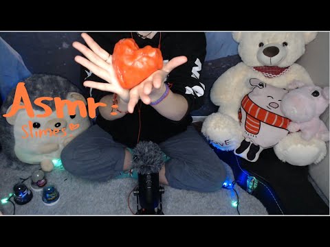 Видео: АСМР СЛАЙМЫ, жмяканье 👂🏻| ASMR SLIMES💆🏻‍♀️