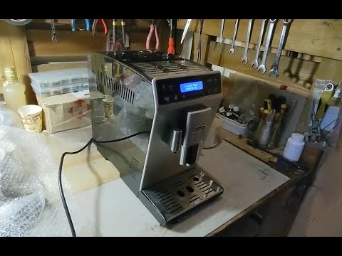 Видео: DeLonghi Autentica Cappuccino. Громкий звук ,  воду не закачивает/не выдаёт.