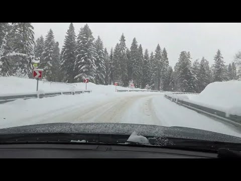 Видео: Дорога Урич (Тустань)-Дрогобыч-Львов. 12.12.2021. Состояние дороги Тустань Львов