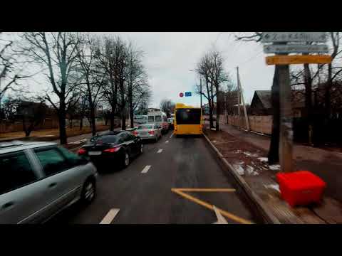 Видео: Автобусный маршрут №39, г.Минск. Timelapse.