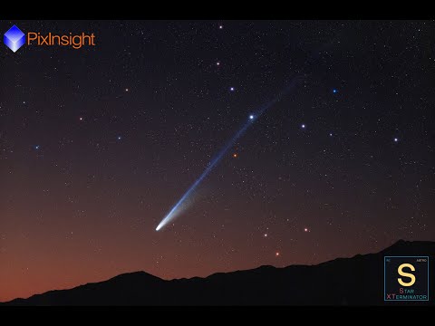 Видео: Анимация кометы в PixInsight