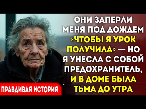 Видео: Они выгнали меня в грозу «проучить». Я сняла пробки и забрала их с собой