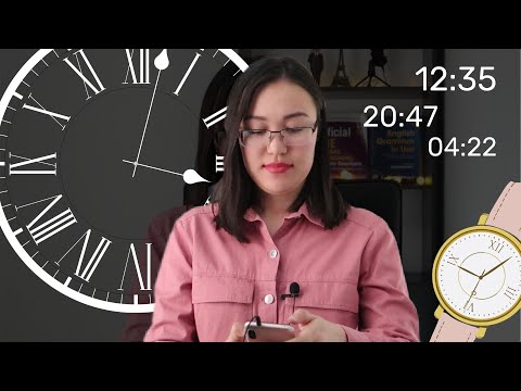 Видео: Ағылшынша уақыт айту