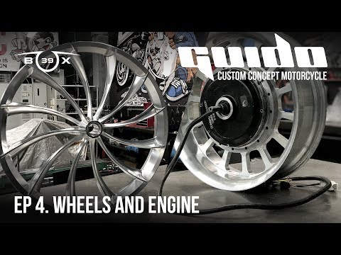 Видео: Концепт кастомайзинга будущего. Мотоцикл GUIDO. 04. Колеса и электромотор.