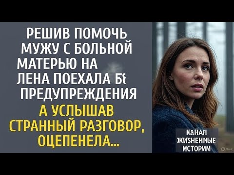 Видео: «Она поехала помочь мужу с больной матерью, но услышала то, что изменило всё…» | Загадка дачи и голо