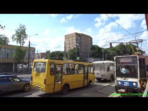 Видео: Tramwaje w Smoleńsku, linia 3 / Трамваи в Смоленске, маршрут 3
