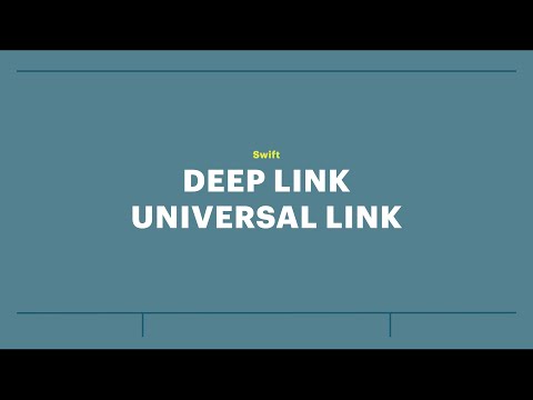 Видео: Занятие 21: DeepLinks & Universal Links