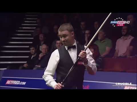Видео: Стивен Хендри 147! Максимальный брейк в Крусибле 2012 года!