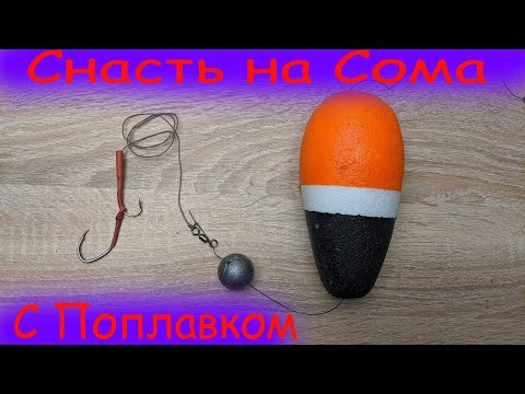 Видео: Оснастка на Сома с Поплавком. Ловля Сома на Квок
