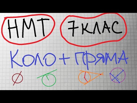 Видео: НМТ. 7 кл. Коло та пряма
