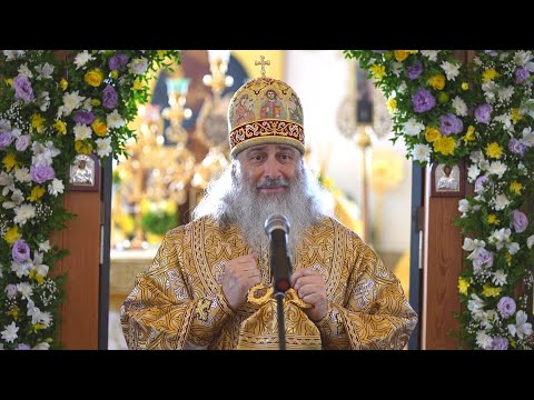 Видео: Проповедь митр. Арсения в день памяти свт. Иоанна на его родине в Адамовке 2.7.21 г.