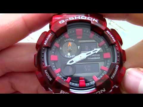 Видео: Часы Casio G-SHOCK GAX-100MB-4A - Инструкция, как настроить от PresidentWatches.Ru