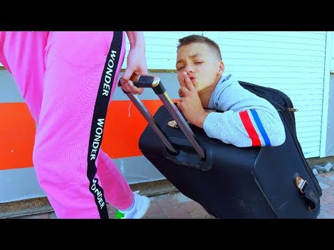 Видео: КТО ПРОБРАЛСЯ В ЧЕМОДАН!!!