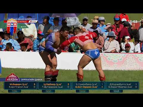 Видео: Үндэсний их баяр наадмын хүчит бөхийн барилдааны 6 Даваа | 2020