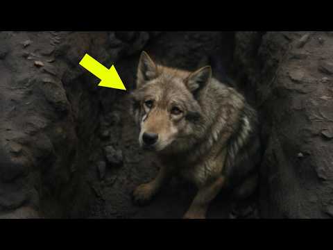Видео: Раненый волк скулил в овраге… Лесник спустился к нему и не пожалел!