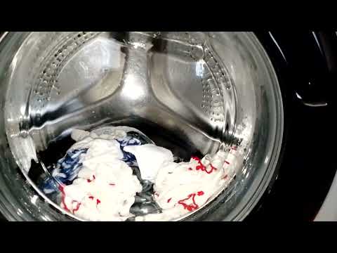 Видео: Haier HW60-BP12959AS-Хлопок 40° 600 Об/Мин.Стирка Светло-Цветного.Часть 1-3.