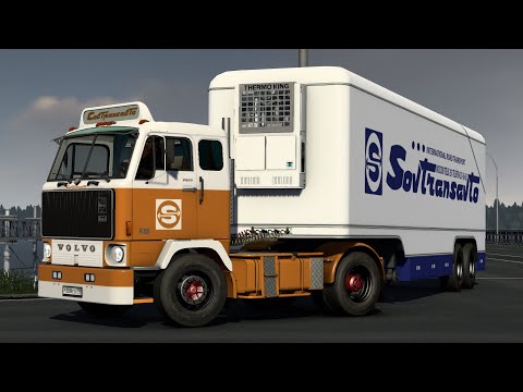 Видео: 2099 / ETS2 1.56 / Volvo F88 / Шпицберген, прощай! Апатиты, привет!