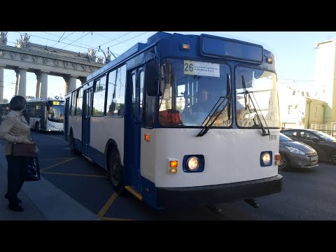 Видео: Троллейбус, маршрут №26 ВМЗ-170 б.1919 (01.06.2020) Санкт-Петербург