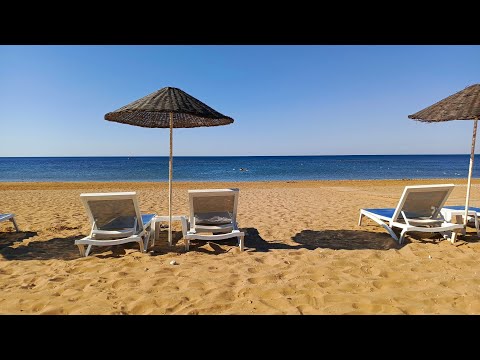 Видео: Средиземное море! Дорога на пляж с отеля Ramada resort side, отель Roma