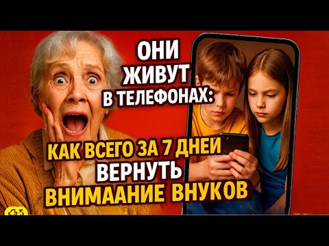 Видео: «Они живут в телефонах»- как всего за 7 дней вернуть внимание внуков!