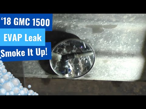 Видео: Поиск небольшой утечки EVAP на GMC Sierra 1500 2018 года — время для проверки дыма