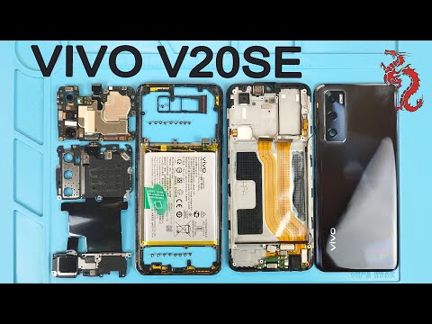 Видео: VIVO V20 SE //РАЗБОР смартфона обзор ИЗНУТРИ + Микроскоп