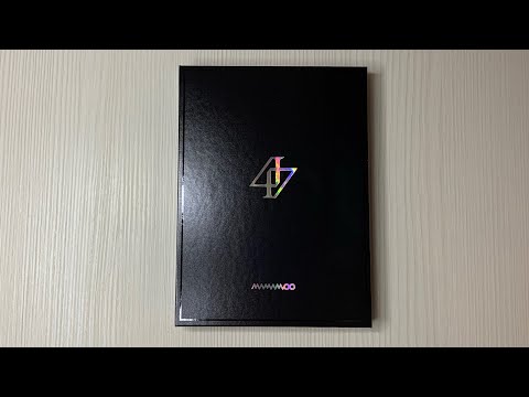 Видео: Распаковка альбома Mamamoo / Unboxing album Mamamoo Reality In Black