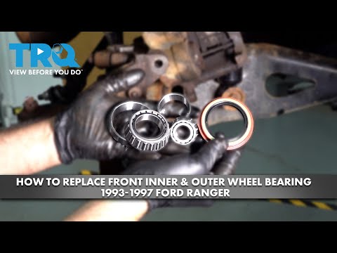 Видео: Как заменить передний внутренний и внешний ступичный подшипник Ford Ranger 1993-1997 годов