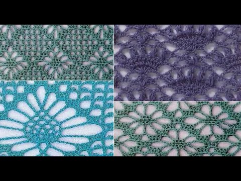 Видео: Красивые схемы для ажурного вязания крючком