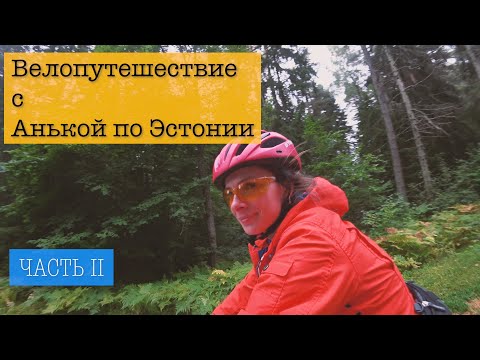 Видео: Велопутешествие с женой по Эстонии. Часть II