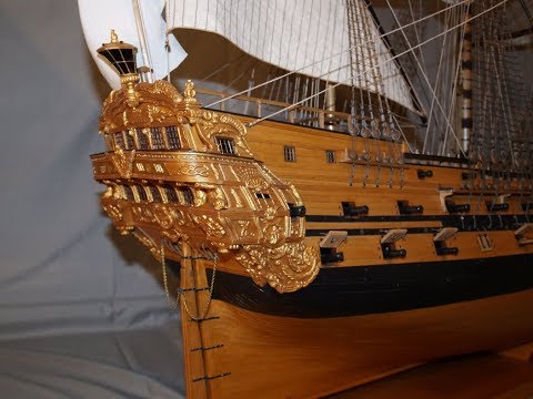 Видео: 38.Ship model -ROYAL WILLIAM -1719./1:48/ .ПУШКИ- ЛАФЕТЫ.