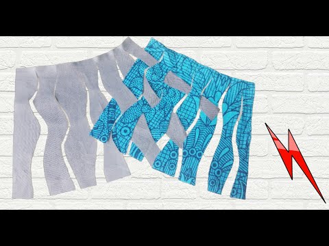 Видео: Вы обязаны попробовать это сшить! Потрясающая идея в новой технике! Надрежьте и получите шедевр!