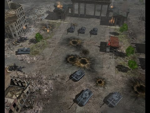 Видео: Прохождение Rush for Berlin за СССР миссия 7,Падение Берлина часть 2 .