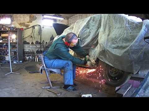 Видео: Дэу нексия замена порога за один день