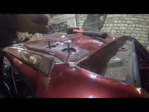 Видео: Кузовные работы. Ставим крышу.