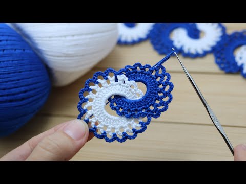 Видео: Супер простой и красивый УЗОР вязание крючком МК   How to Crochet for Beginners Motif Step by step